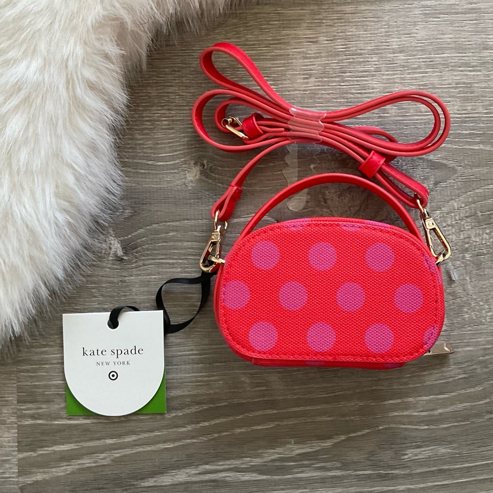 ♠️🔴 kate spade new york x Target Pink/Red Polka Dot Mini